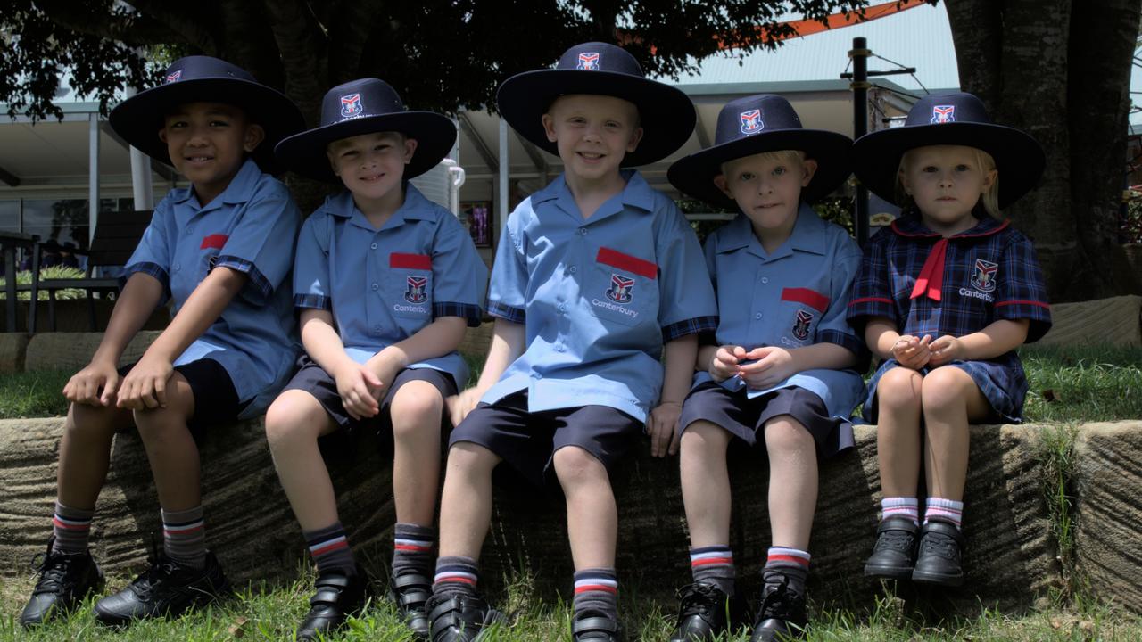 Canterbury College Waterford prep students on their first day of school for 2023. Picture: Grace Hamilton