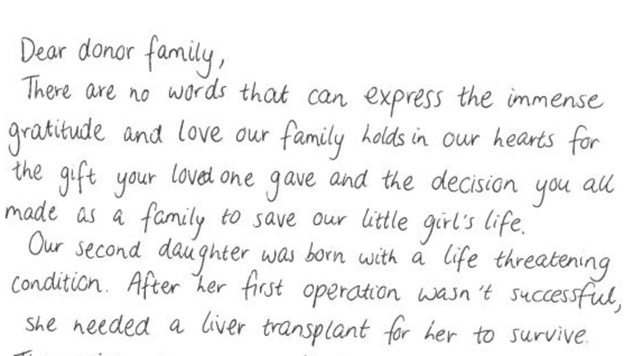 Letter from Andrea Grech's family.