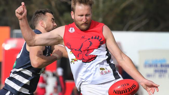 Falcons star Brad Kirk. Picture: Dean Martin
