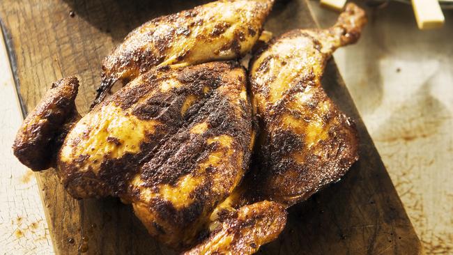 Barbecued chicken is a favourite this festive season.