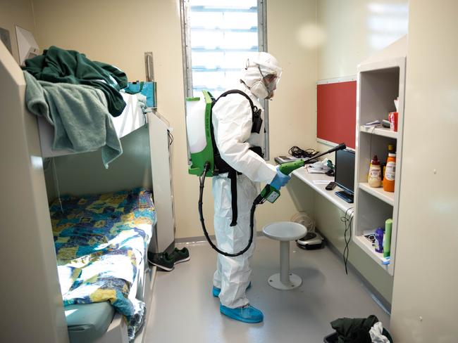 Frontline staff at Sydney’s Silverwater Prison have taught inmates forensic cleaning skills.