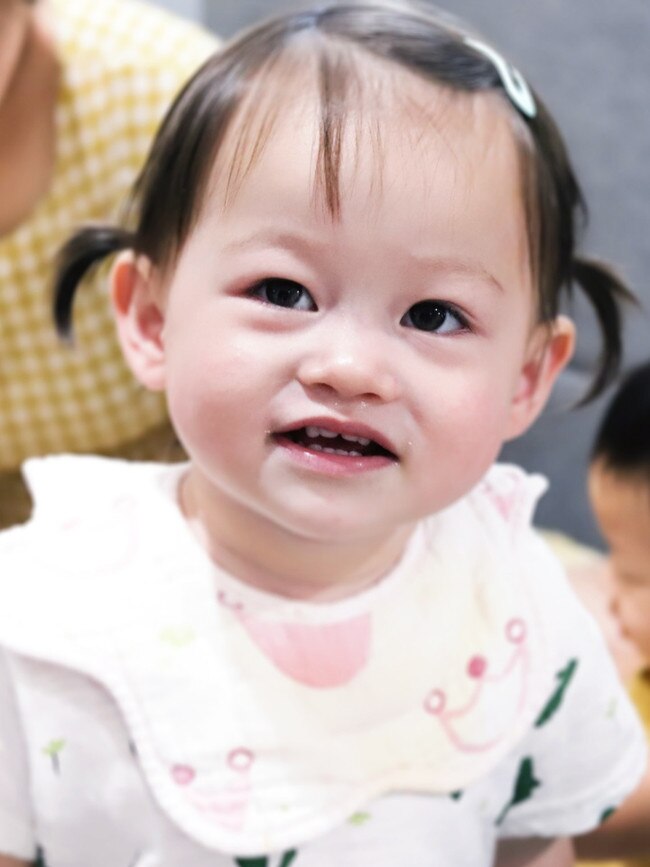 Olivia J Pascoe at a baby shower for KimMari. Picture: Eric