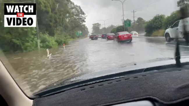 Flash flooding at Carseldine