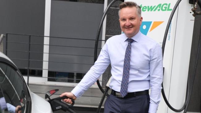 Climate Change and Energy Minister Chris Bowen said the FBT exemption on EVs had driven growth. Picture: Supplied.