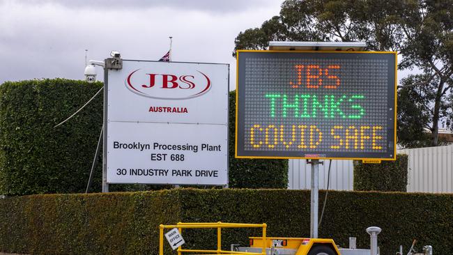 The JBS Australia processing plant, which was at the centre of a Covid-19 outbreak last year, has been hit once again by a number of active cases.