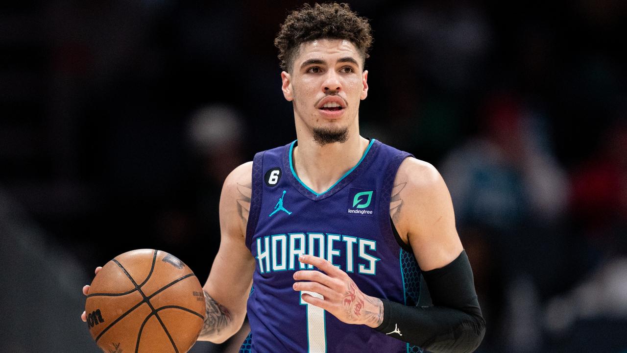 LaMelo Ball shot to NBA stardom after a season with the Illawara Hawks in the NBL. Picture: Jacob Kupferman/Getty Images