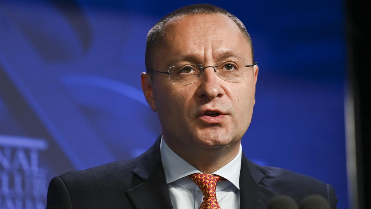 Ukrainian ambassador to Australia Vasyl Myroshnychenko has thanked the Albanese government and the Australian people for the fresh aid. Picture: NewsWire / Martin Ollman