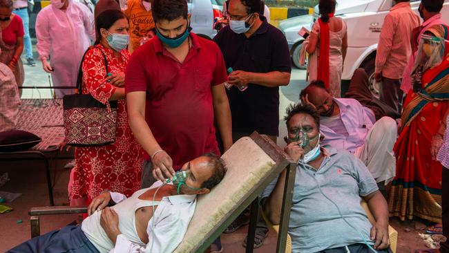 Funds from the World Vision’s Covid-19 India crisis appeal will help provide lifesaving equipment. Picture: Pradeep Gaur/Getty