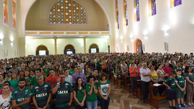 A Catholic mass was held for the victims as Brazil’s president declared an official mourning period.