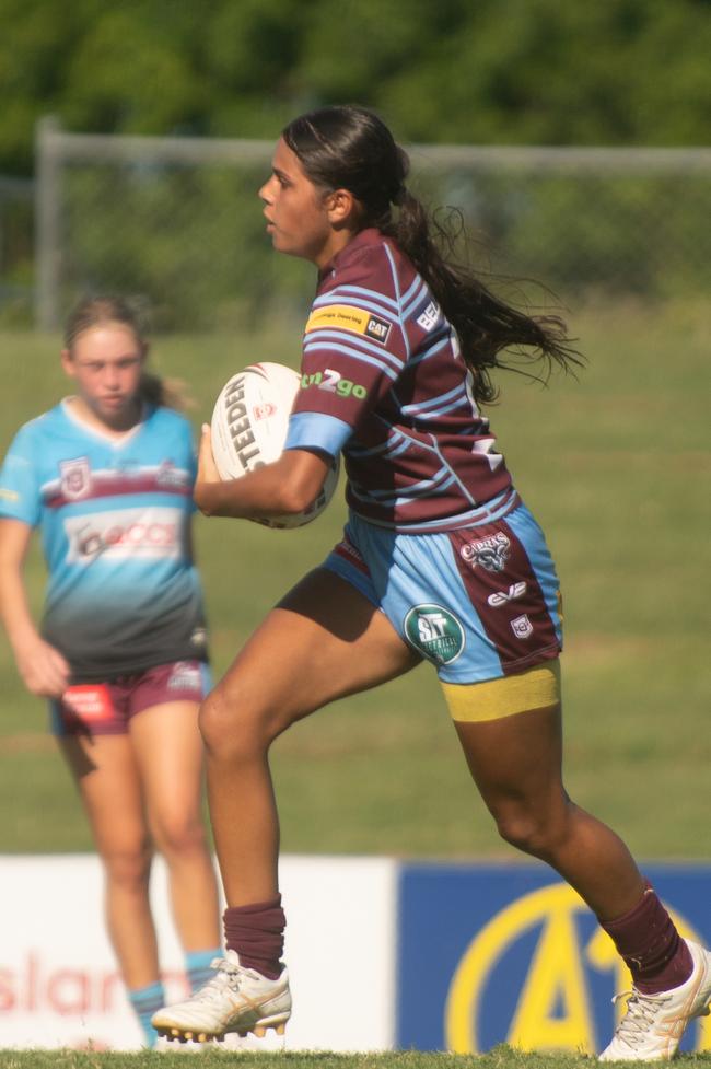 Lyndell Malone Mackay Cutters vs Central Queensland Capras Harvey Norman U19's Saturday 8 March 2025 Picture:Michaela Harlow