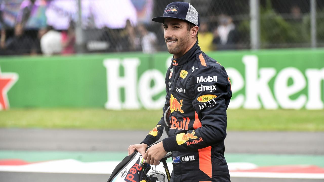 Daniel Ricciardo’s pole in Mexico caused some offence in the Verstappen household.
