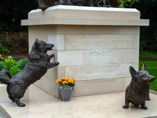 The statue is reportedly the first permanent memorial to the late monarch. Picture: Carl Court/Getty Images