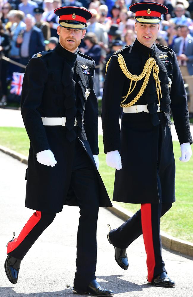 ‘Eloquent solution’. The Queen is said to have barred royals from wearing uniforms to the service. Picture: Getty Images