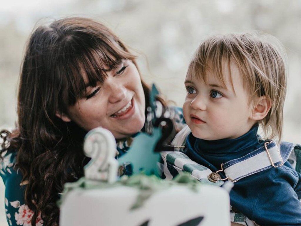 Tayla said the only thing she cared about was the happiness of her son. Picture: Instagram/taylahutchinson