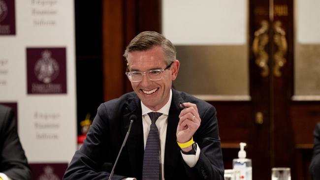 Premier Dominic Perrottet has fired a shot at Scott Morrison during budget estimates on Wednesday at State Parliament. Picture: NCA NewsWire / Nikki Short