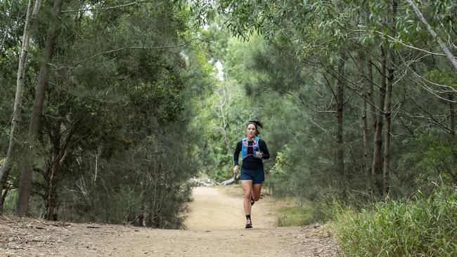 Bell at Oxley Creek Common. Picture: Mark Cranitch.