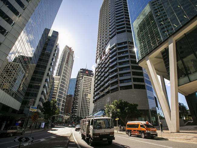 Brisbane workers have returned to the office in droves.