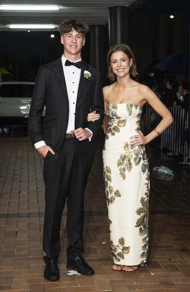 Stuart Officer and partner Charlotte Oswald at Toowoomba Grammar School formal at Rumours International, Wednesday, November 13, 2024. Picture: Kevin Farmer