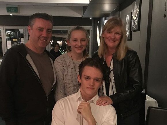 Anthony and Kristine Langford with their children Jesse and Winona.