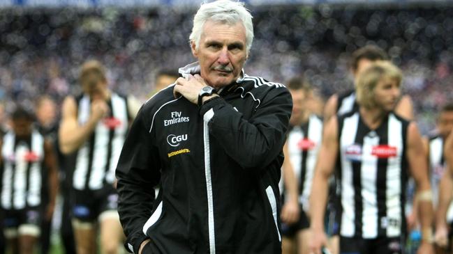 Mick Malthouse stepped down as Collingwood coach after 2011.