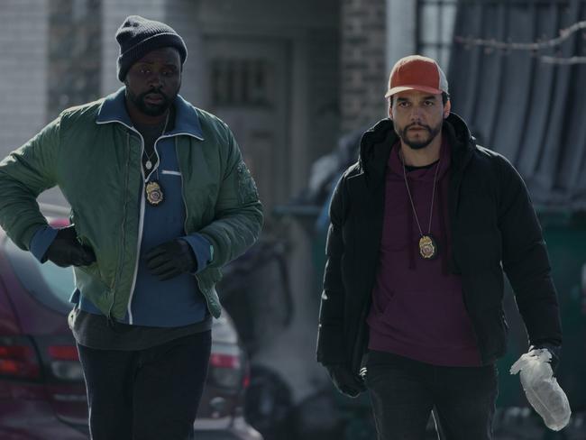 Atlanta’s Brian Tyree Henry and Wagner Moura (Narcos) play Ray and Manny on Dope Thief on Apple TV+