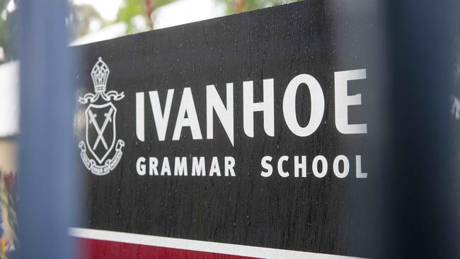 Ivanhoe Grammar has six senior staff members sharing in $2.39m. Picture: Eugene Hyland