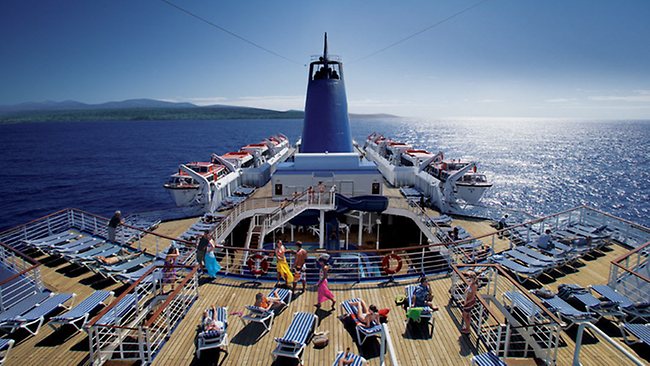 Pacific Sun cruise ship deck