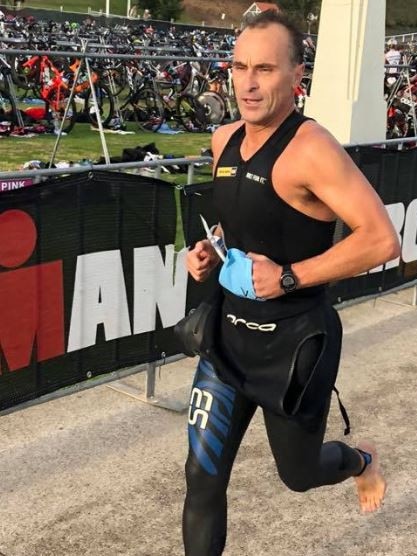 Geelong councillor Eddy Kontelj first got the idea for a marathon in Geelong after competing in New York's famous event. Picture: Eddy Kontelj.