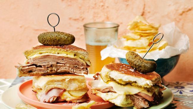 Top chef Danielle Alvarez's cubano sandwich with spiced pork neck.