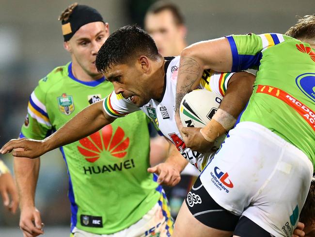 Origin debutant Tyrone Peachey turned it on for the Panthers. Picture: Getty Images