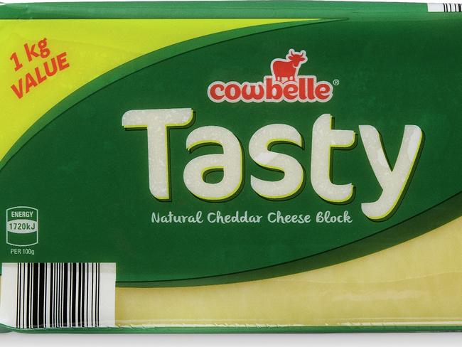 Winning products for ALDI People’s Picks Awards for Australian shoppers' favourite items. Fridge, Dairy and Eggs: Cowbelle Tasty Block Cheese