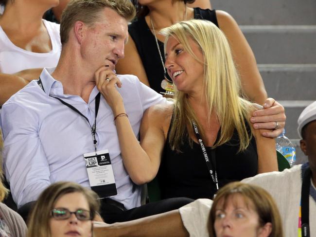 Australian Open Berdych V Wawrinka  Nathan and Tania Buckley