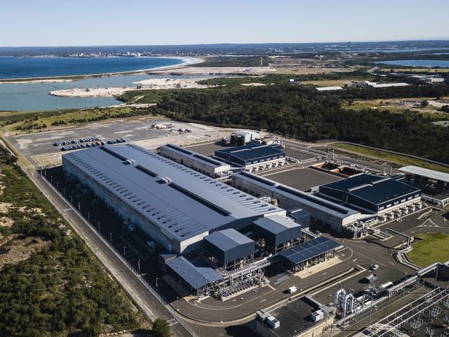 The Sydney Desalination Plant in Kurnell, which was reactivated in January after dam levels dropped below 60 per cent. Picture: Brook Mitchell/Getty Images