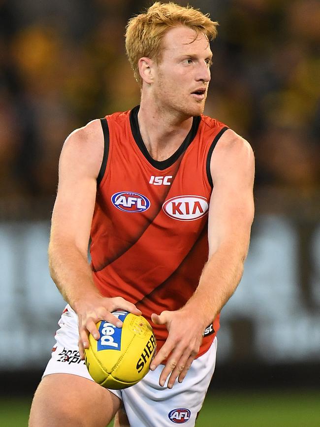 Aaron Francis in action for Essendon.