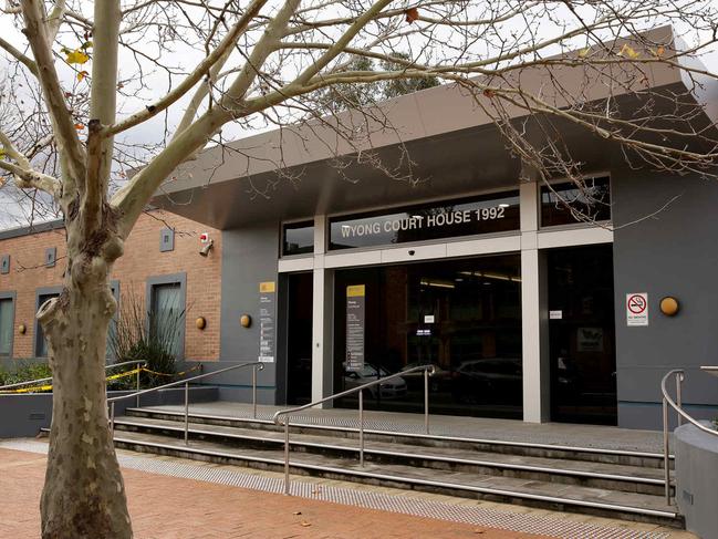 Wyong Local Court heard the man pushing his daughter was worried someone would get hurt.