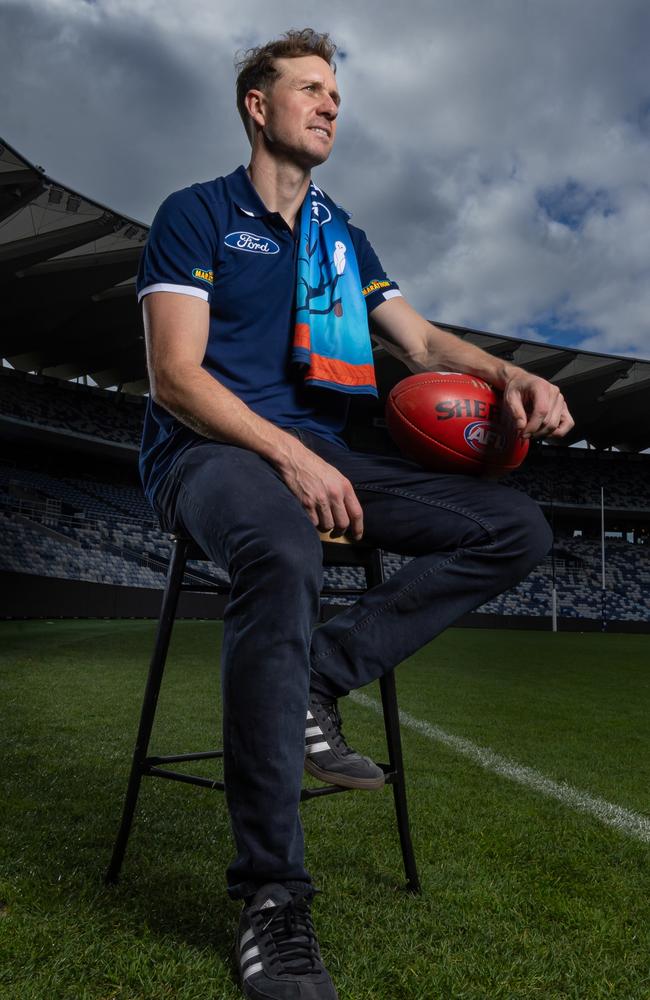 Mitch Duncan ahead of his 300th game for Geelong.
