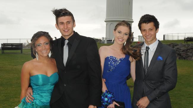 St Patrick’s College, Campbelltown year 12 students celebrating their formal in Wollongong in 2012.