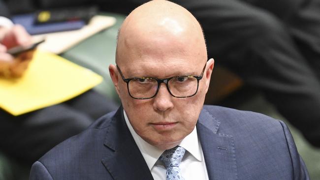 Leader of the Opposition Peter Dutton. Picture: NewsWire / Martin Ollman