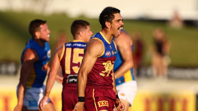 Charlie Cameron missed last week’s intraclub clash for further dental surgery but made up for lost time with a scintillating early display against the Suns. Picture: Getty Images