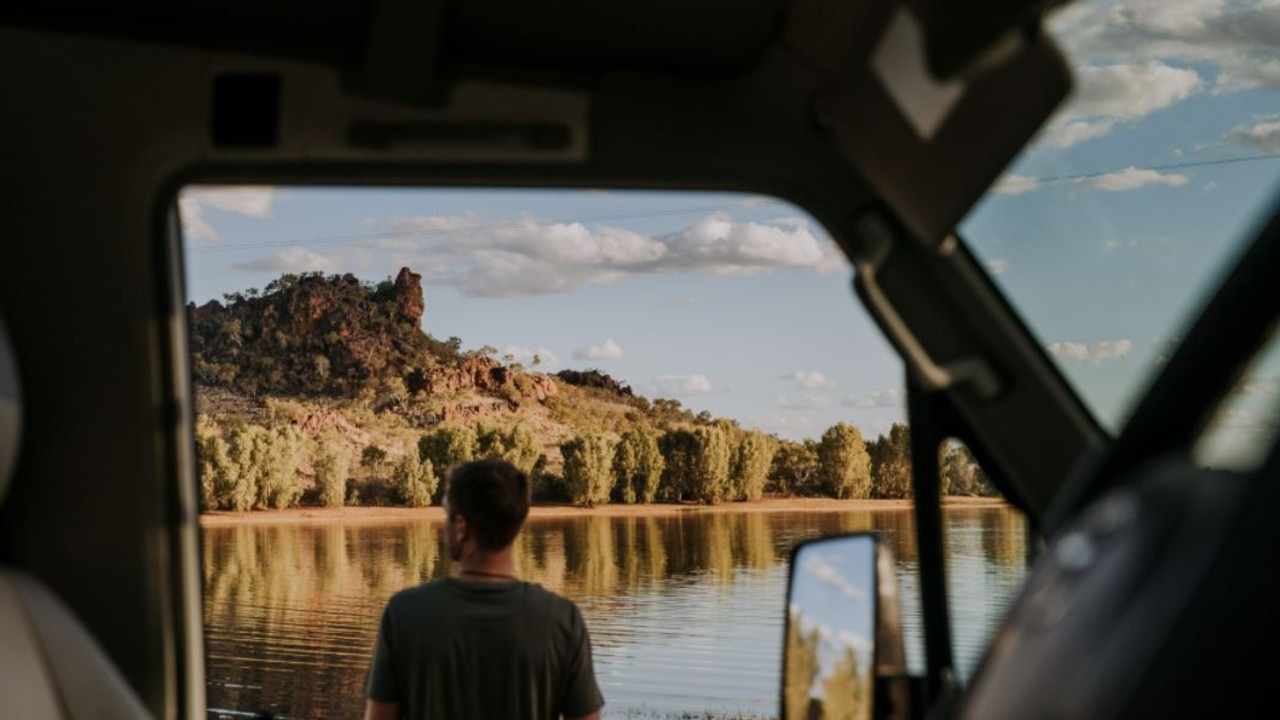 The dam is a perfect spot for a break. Picture: Tourism and Events Queensland