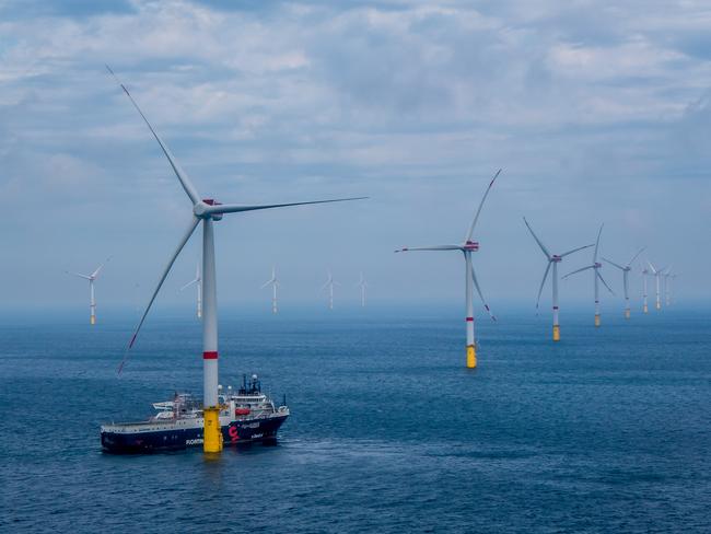 How the offshore wind farm could look.