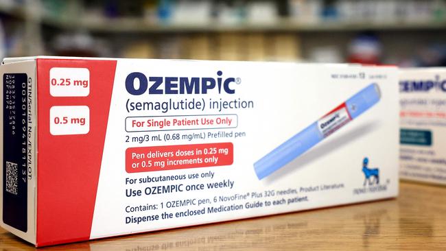 Semaglutide is sold under the brand name Ozempic when it’s prescribed for diabetes and Wegovy when it’s prescribed for weight loss. Picture: AFP