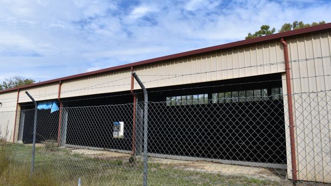 The heated pool shed also remains empty and closed until further notice.