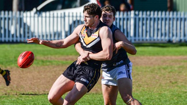 Carthy in action in the AdFL. Picture: Brenton Edwards