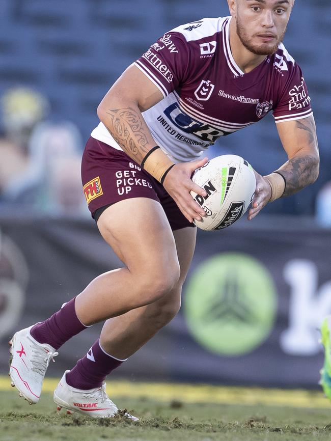 Danny Levi churns up the Campbelltown turf. Picture: AAP/Craig Golding