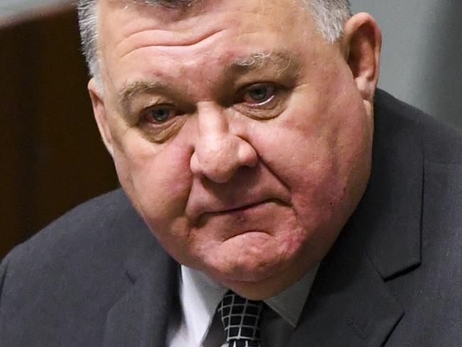 Coalition MP Craig Kelly makes a members statement ahead of House of Representatives Question Time at Parliament House in Canberra, Thursday, September 19, 2019. (AAP Image/Lukas Coch) NO ARCHIVING