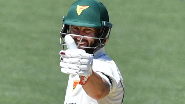 Matthew Wade has been in tremendous form for Tasmania in the Sheffield Shield. Picture: AAP 