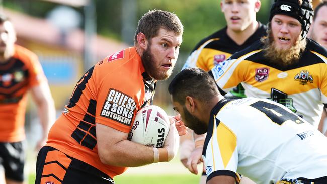 TDRL match between Centrals v Herbert River Crushers from the Townsville Sports Reserve. Crushers Todd Cockburn. Picture: Zak Simmonds