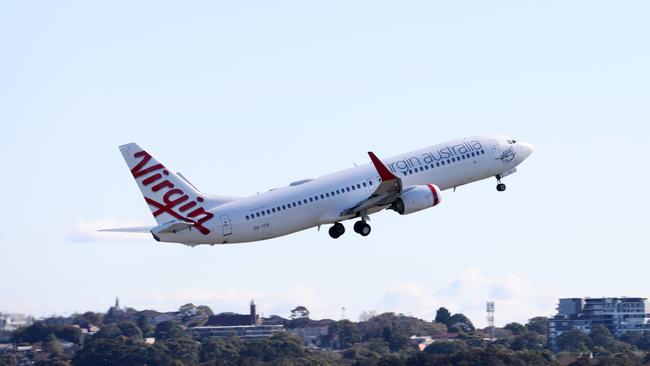 Virgin Australia has not flown flights longer than eight hours since it was rescued from administration by Bain Capital in 2020. Picture: NewsWire / Damian Shaw