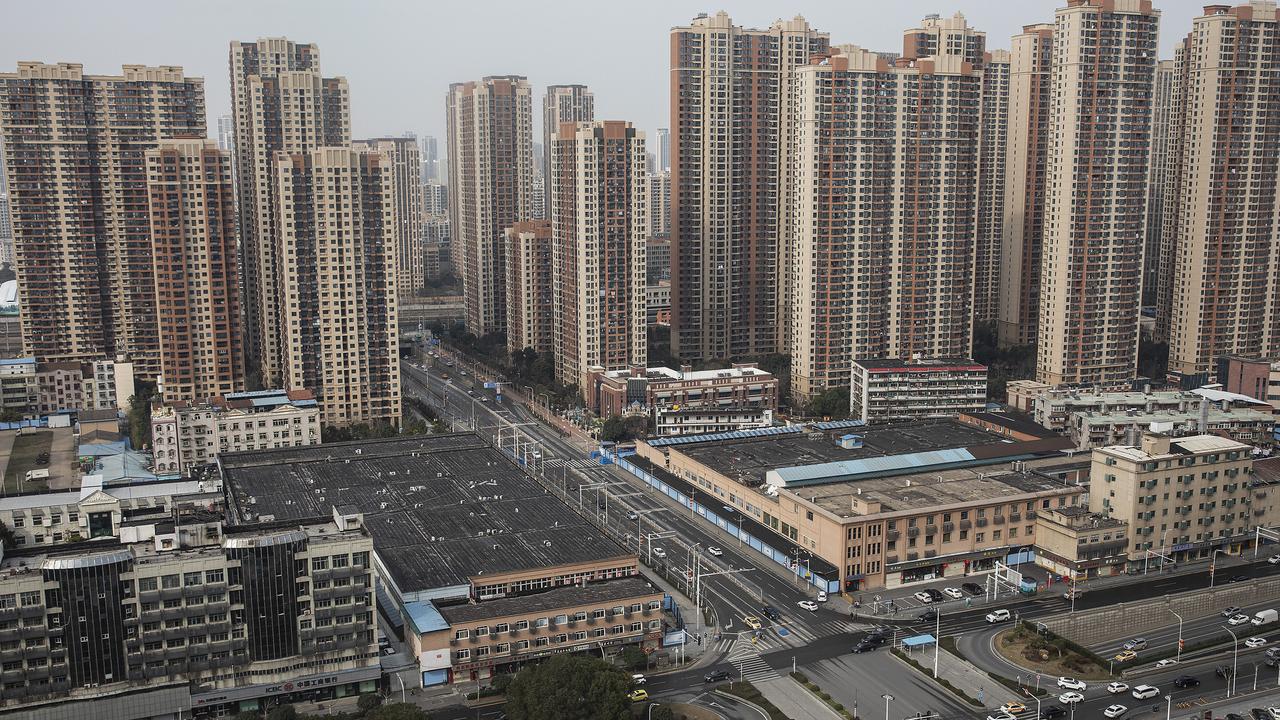 The view of Huanan seafood market on February 9, 2021. Picture: Getty Images